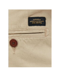 Short chino vintage officier beige homme - Superdry