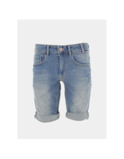 Short en jean slim usé blizzard bleu clair homme - Petrol Industries