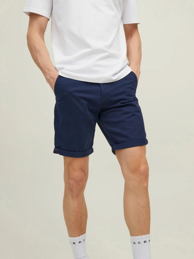 Short chino bowie bleu marine homme - Jack & Jones