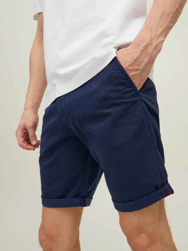 Short chino bowie bleu marine homme - Jack & Jones