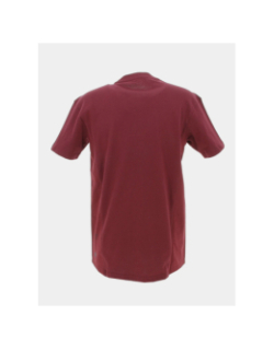 T-shirt uni petit logo bordeaux homme - Adidas