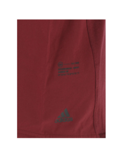 T-shirt uni petit logo bordeaux homme - Adidas