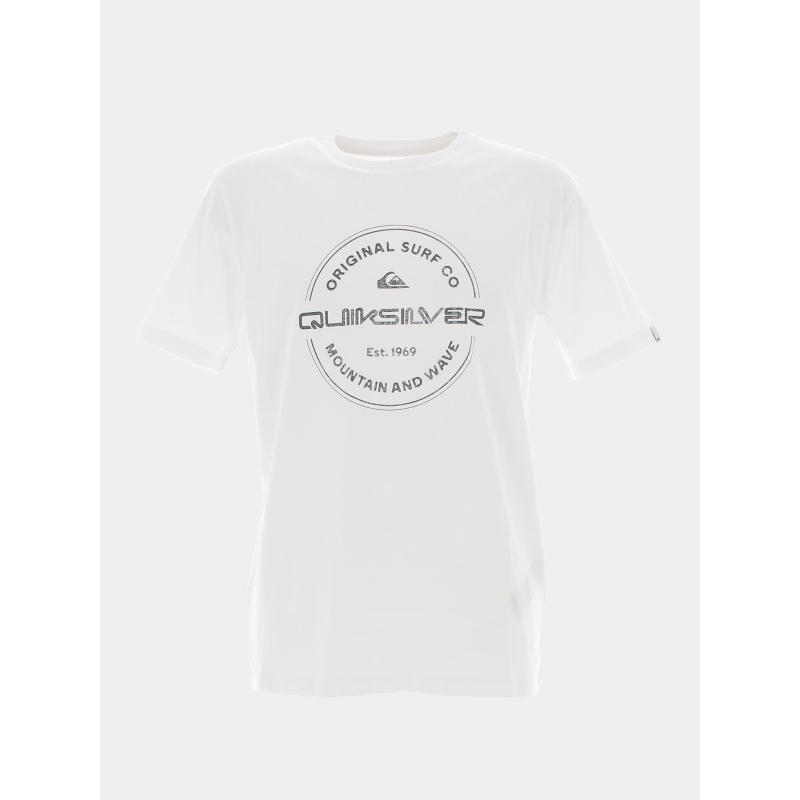 T-shirt circle flaxton blanc homme - Quiksilver