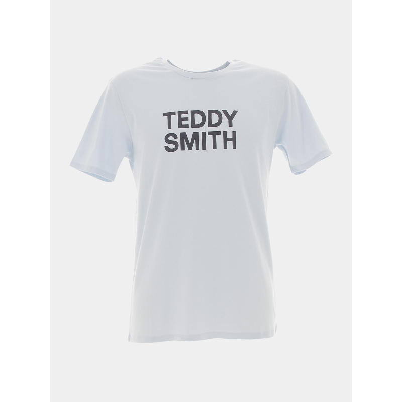 T-shirt ticlass basic bleu pastel homme - Teddy Smith