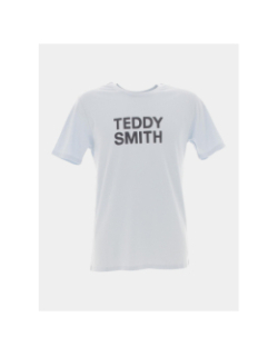 T-shirt ticlass basic bleu pastel homme - Teddy Smith