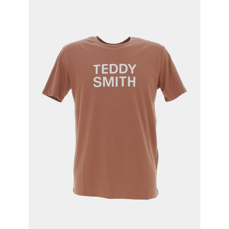 T-shirt ticlass basic marron homme - Teddy Smith