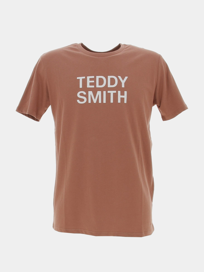 T-shirt ticlass basic marron homme - Teddy Smith