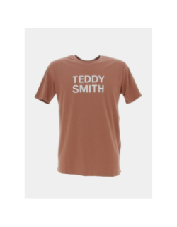 T-shirt ticlass basic marron homme - Teddy Smith