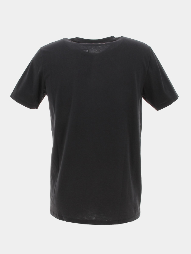 T-shirt ticlass basic orange noir homme - Teddy Smith