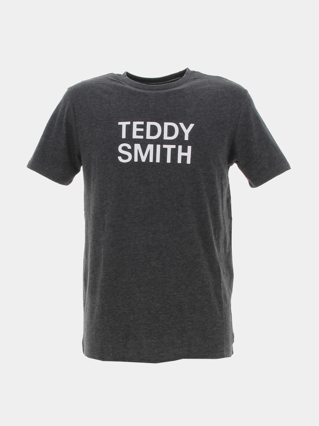 T-shirt ticlass basic gris anthracite homme - Teddy Smith