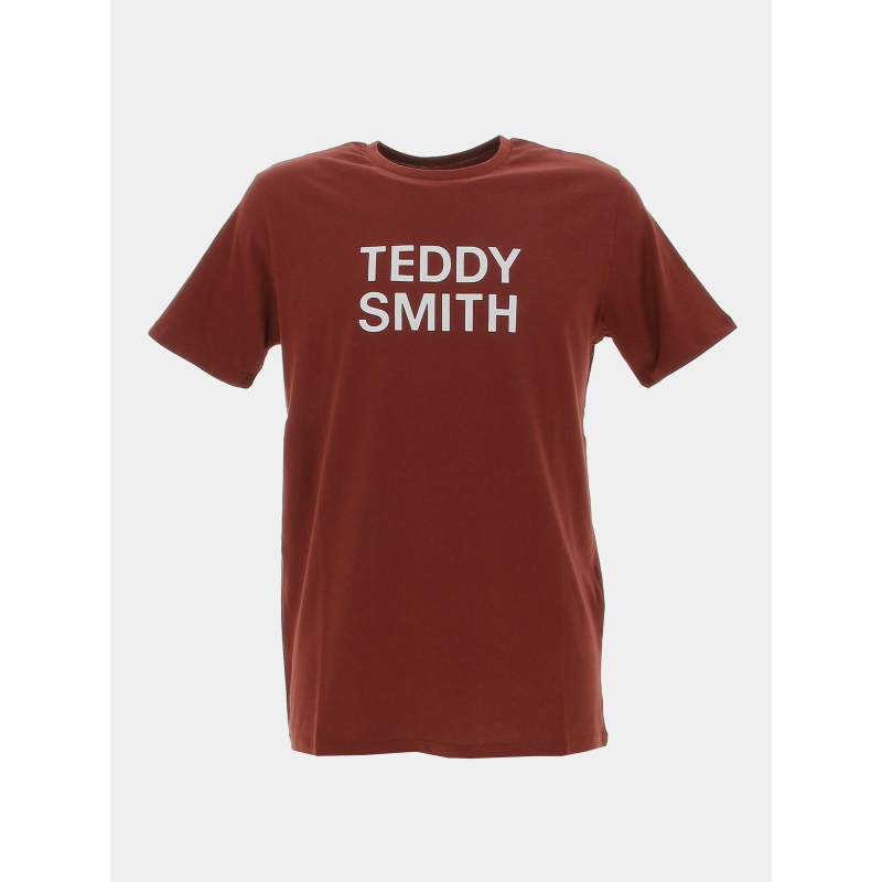 T-shirt ticlass basic bordeaux homme - Teddy Smith