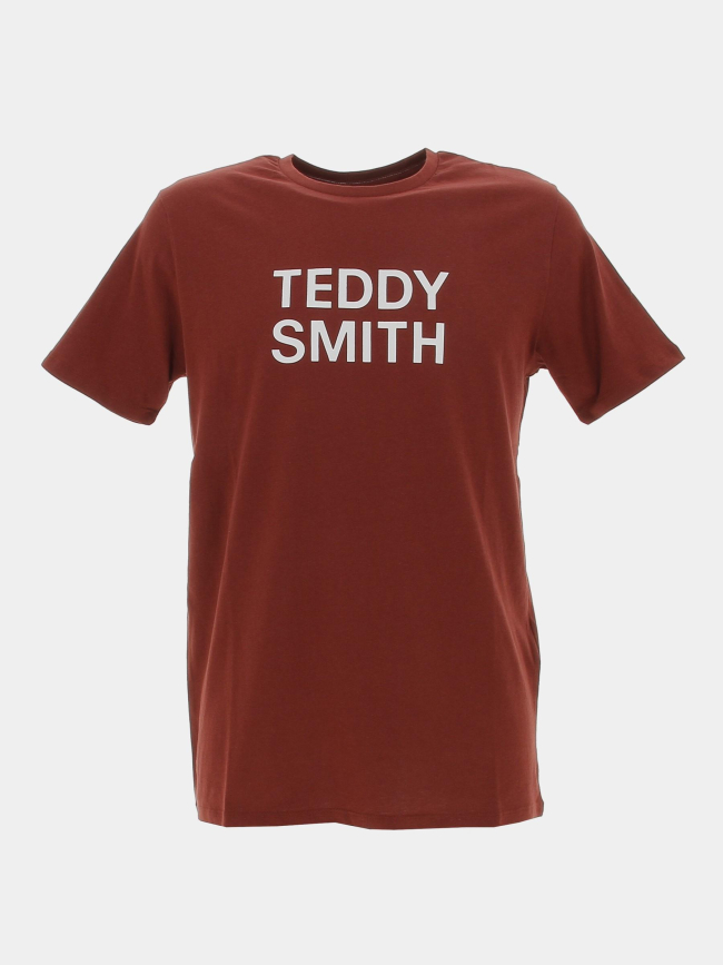 T-shirt ticlass basic bordeaux homme - Teddy Smith