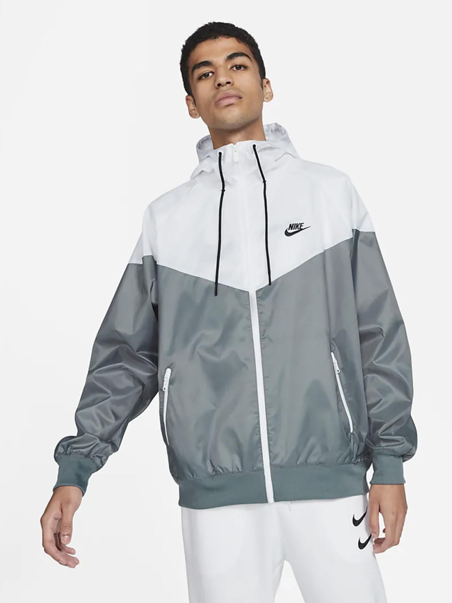 Veste imperméable de running windrunner blanc gris homme - Nike