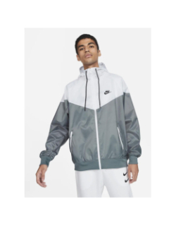 Veste imperméable de running windrunner blanc gris homme - Nike