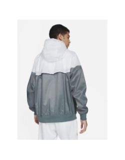 Veste imperméable de running windrunner blanc gris homme - Nike