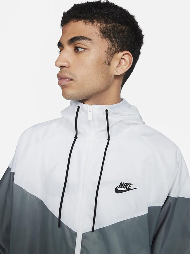 Veste imperméable de running windrunner blanc gris homme - Nike