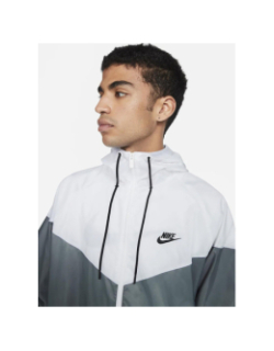 Veste imperméable de running windrunner blanc gris homme - Nike