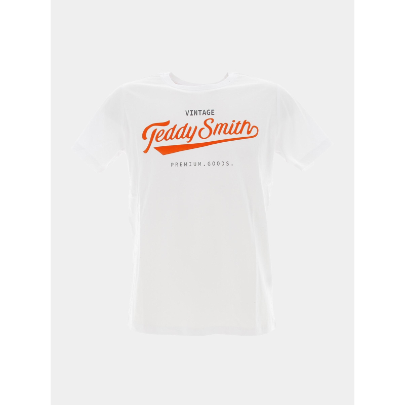 T-shirt gojo blanc garçon - Teddy Smith