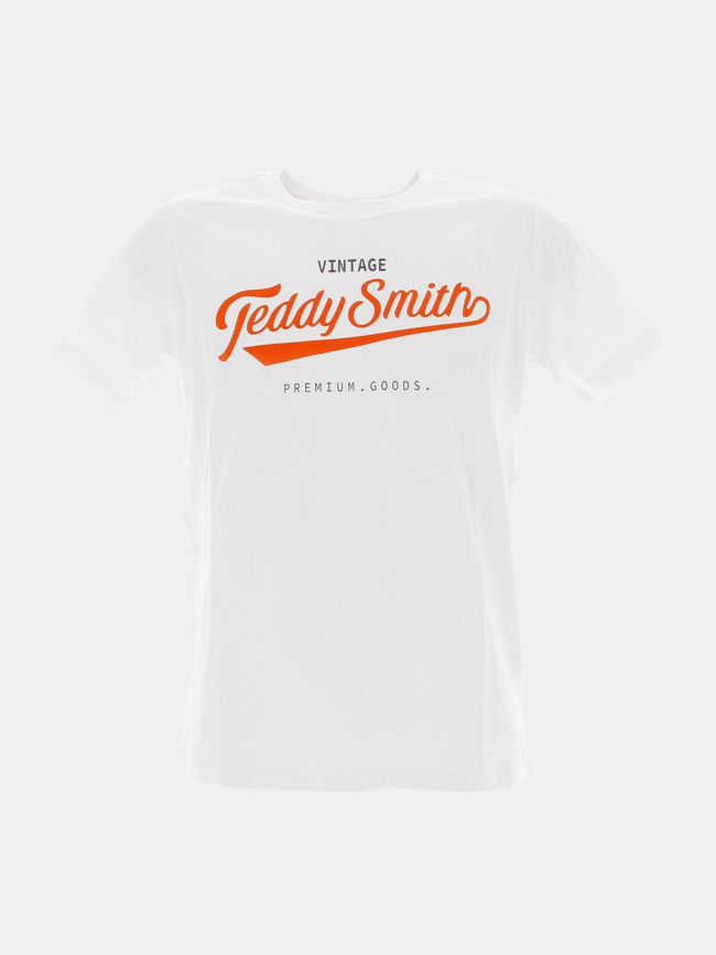 T-shirt gojo blanc garçon - Teddy Smith