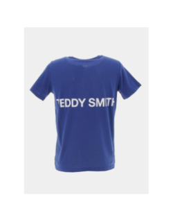 T-shirt required logo dos bleu garçon - Teddy Smith