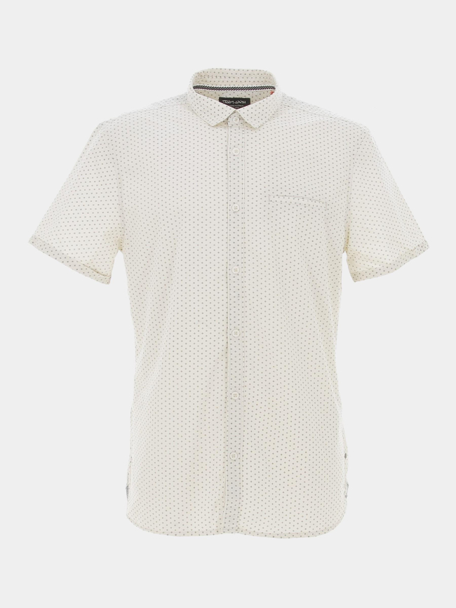 Chemise imprimés cut beige homme - Teddy Smith