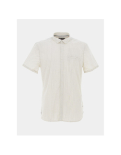 Chemise imprimés cut beige homme - Teddy Smith