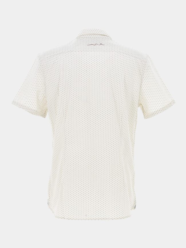 Chemise imprimés cut beige homme - Teddy Smith