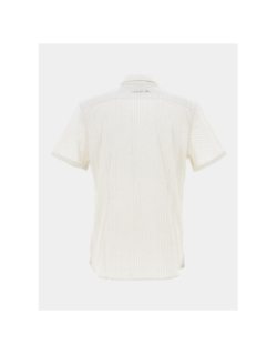 Chemise imprimés cut beige homme - Teddy Smith