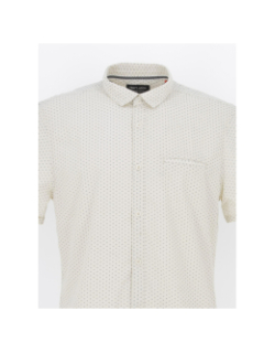 Chemise imprimés cut beige homme - Teddy Smith