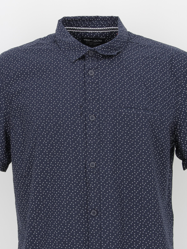 Chemise imprimés cut bleu marine homme - Teddy Smith