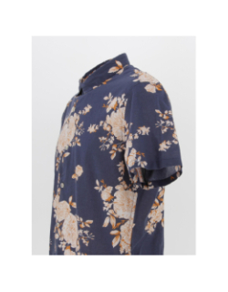 Chemise à fleurs ledger bleu marine homme - Teddy Smith