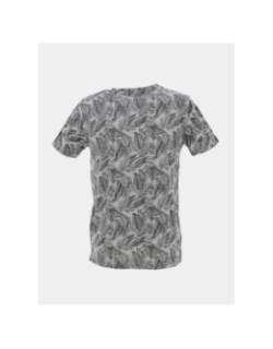 T-shirt feuillage vigo gris homme - Teddy Smith