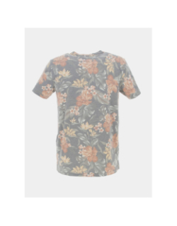 T-shirt à fleurs vigo gris chiné homme - Teddy Smith