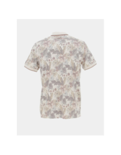 Polo à fleurs pasy 2 beige homme - Teddy Smith