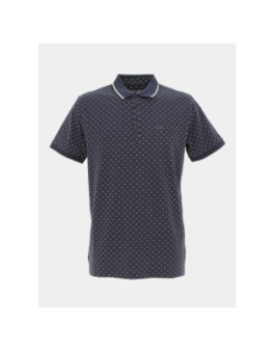 Polo imprimés blanc pasy 2 bleu marine homme - Teddy Smith