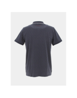 Polo imprimés blanc pasy 2 bleu marine homme - Teddy Smith