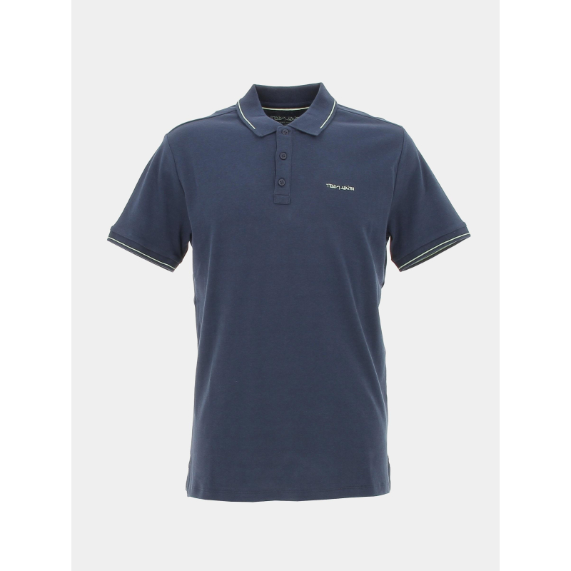 Polo joey bleu marine homme - Teddy Smith