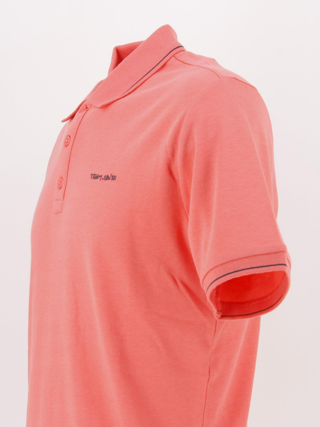 Polo joey corail orange homme - Teddy Smith