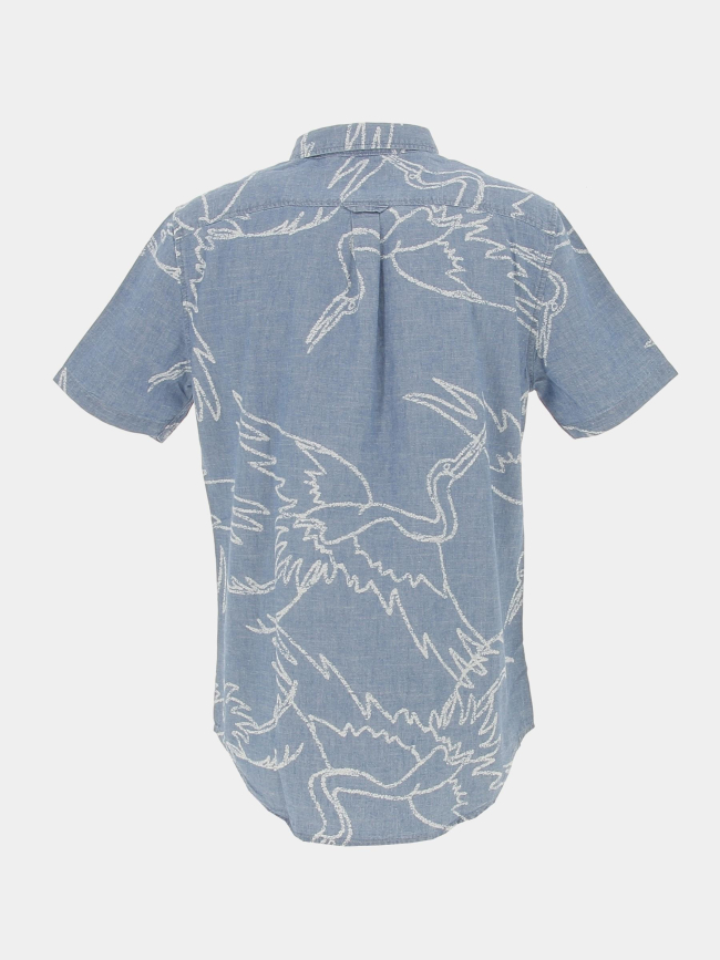 Chemise imprimés vintage loom bleu homme - Superdry