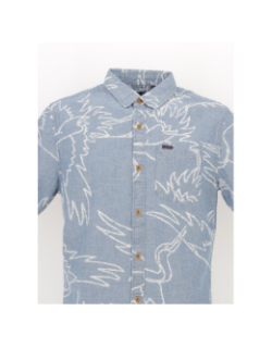 Chemise imprimés vintage loom bleu homme - Superdry