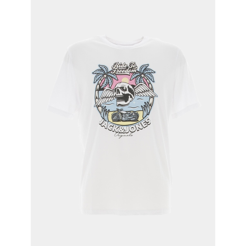 T-shirt beachbone freedom blanc homme - Jack & Jones