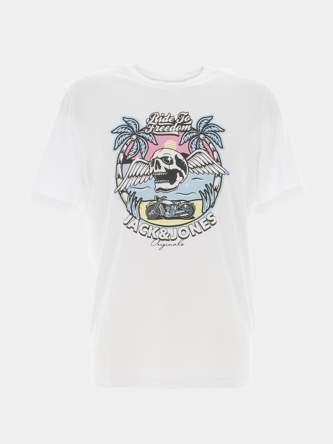 T-shirt beachbone freedom blanc homme - Jack & Jones