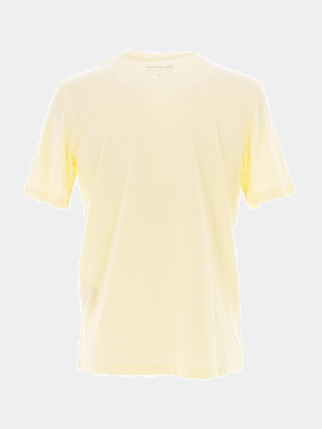 T-shirt beachbone requin jaune homme - Jack & Jones