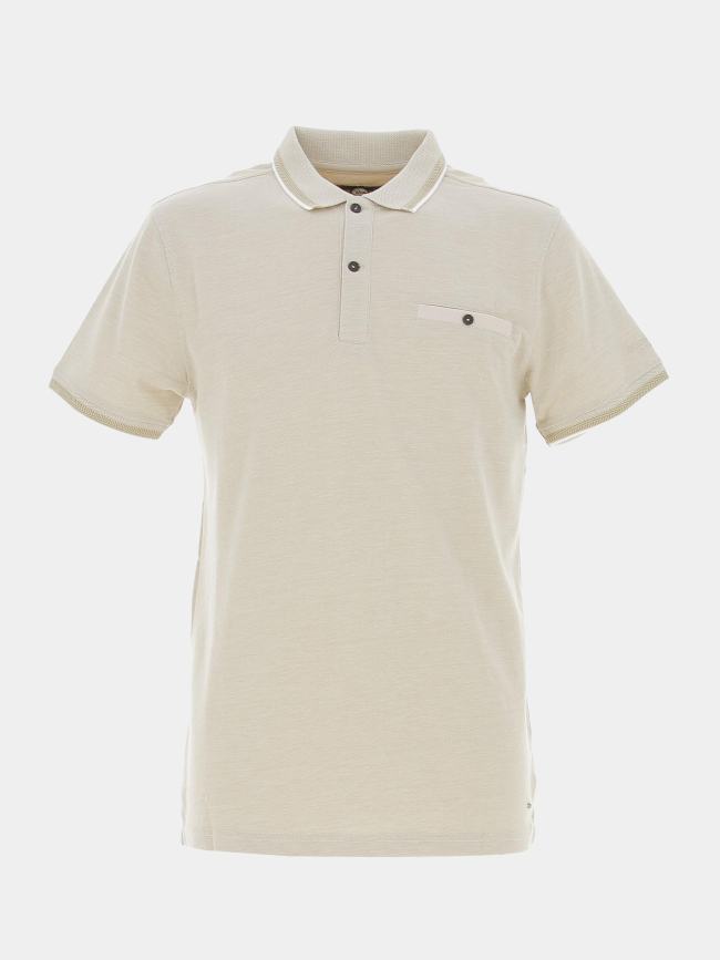 Polo manches courtes beige homme - Petrol Industries