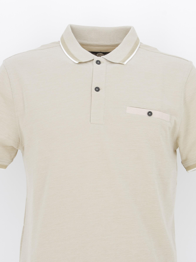 Polo manches courtes beige homme - Petrol Industries