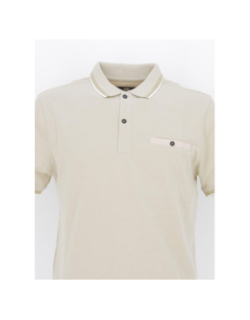 Polo manches courtes beige homme - Petrol Industries