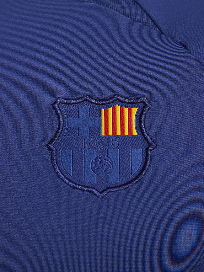 Sweat zippé de football fc barcelone bleu homme - Nike