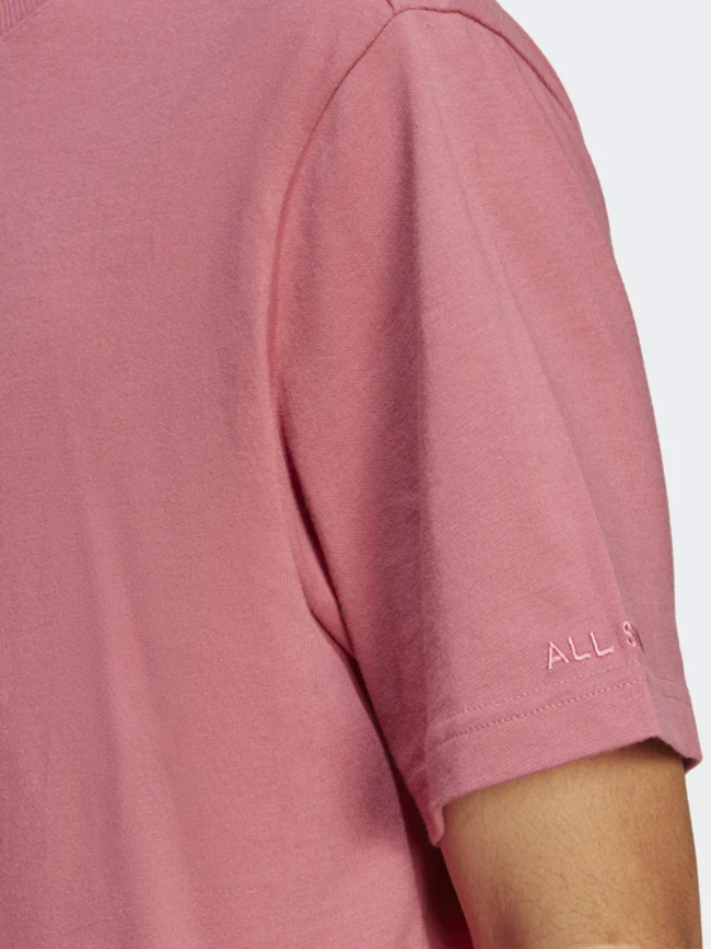 T-shirt ample all szn rose homme - Adidas
