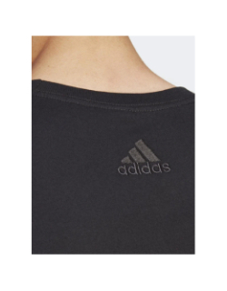 T-shirt linear logo noir homme - Adidas