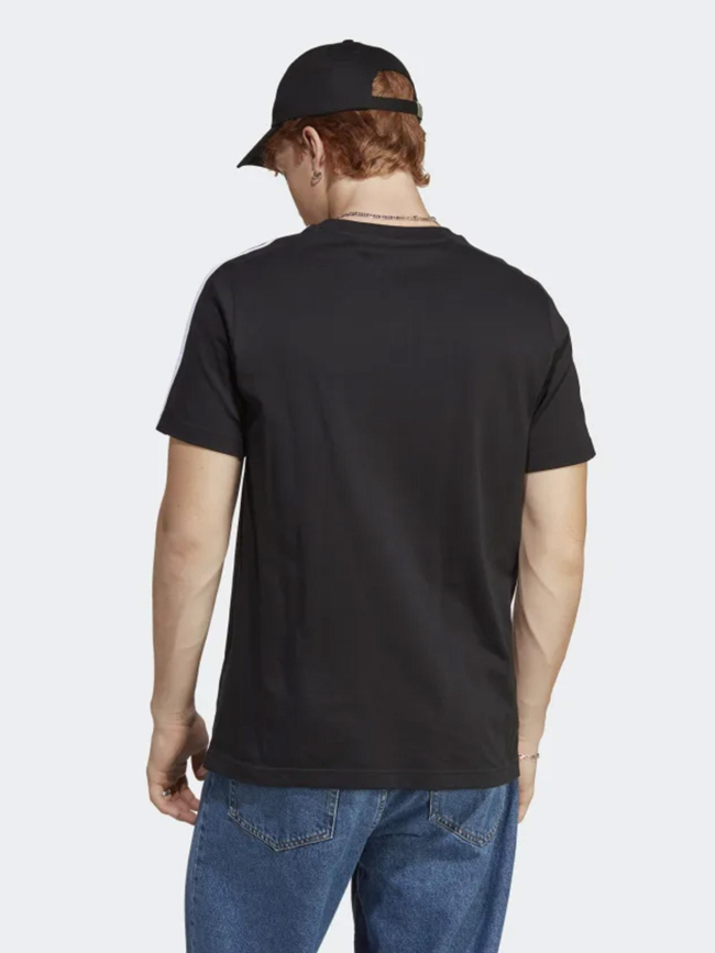 T-shirt sportswear 3 stripes noir homme - Adidas